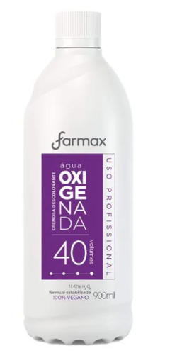 AGUA OXIGENADA CREMOSA FARMAX 40VOL 900ML - comprar online