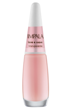 ESMALTE IMPALA TRANSPARENTE COR MODA LEVE E SUAVE