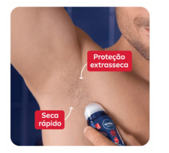 DESODORANTE ROLL ON NIVEA MEN DRY IMPACT - Bazar do Cabeleireiro | Produtos de Perfumaria para uso profissional e domestico. Melhor loja de perfumaria de Recife e Regiao metropolitana