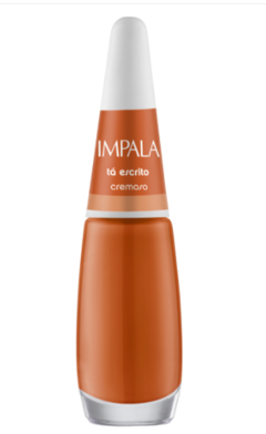 ESMALTE IMPALA CREMOSO A COR DA MODA TA ESCRITO
