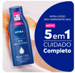 LOCAO HIDRATANTE NIVEA MILK PELE EXTRASSECA 400ML - comprar online