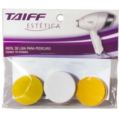 REFIL LIXA TAIFF PARA PEDICURO COM 10 UNIDADES - comprar online