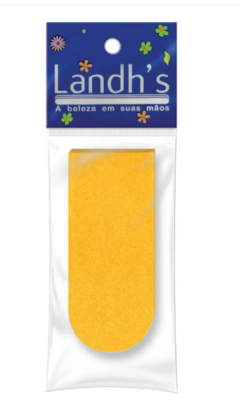 LIXA LANDHS PES DESCARTAVEL AMARELA REFIL20