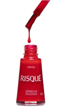 ESMALTE RISQUE VERMELHO FELICIDADE 8ML - loja online