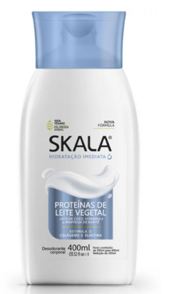 LOCAO HIDRATANTE SKALA PROTEINA DE LEITE VEGETAL 400ML  