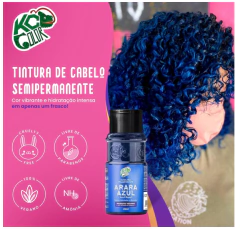 MASCARA PIGMENTANTE KAMALEAO ARARA AZUL 150ML - Bazar do Cabeleireiro | Produtos de Perfumaria para uso profissional e domestico. Melhor loja de perfumaria de Recife e Regiao metropolitana