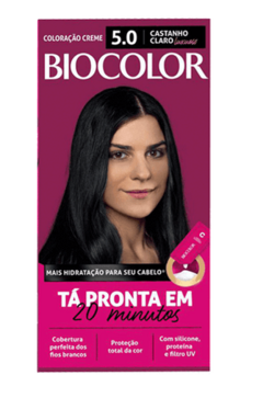 TINTA BIOCOLOR MINI 5.0 CASTANHO CLARO LUXUOSO 