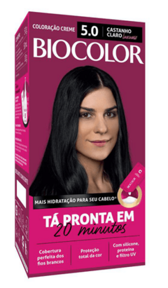 TINTA BIOCOLOR MINI 5.0 CASTANHO CLARO LUXUOSO 