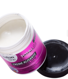 CREME ALISANTE SALON LINE MEDIO OLEO DE ARGAN 500G - loja online