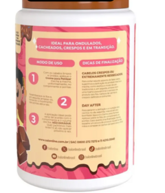 CREME PARA PENTEAR SALON LINE KIDS CHOCOLATE 1KG na internet