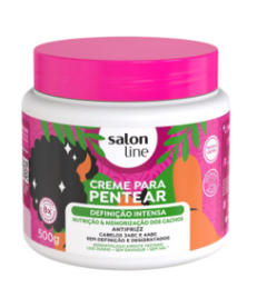 CREME PARA  PENTEAR SALON LINE DEFINICAO INTENSA 500G