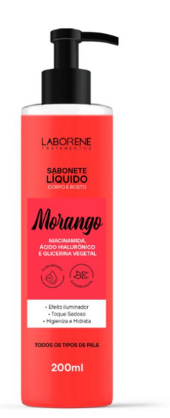 SABONETE LIQUIDO LABORENE MORANGO 200ML 