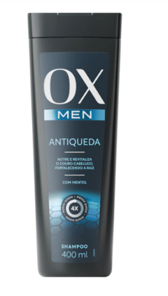 SHAMPOO OX MEN ANTIQUEDA MENTOL 400ML