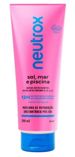 MASCARA DE REPARACAO INSTANTANEA NEUTROX SOL MAR PISCINA 200ML 