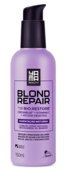 HIDRATACAO NOTURNA YAMA BLOND REPAIR 150ML 