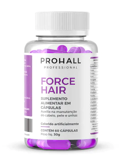 SUPLEMENTO PROHALL FORCE HAIR 60CAPS 30G  