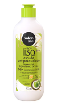 SHAMPOO SALON LINE MEU LISO ESCUDO ANTIPOROSIDADE 300ML - comprar online