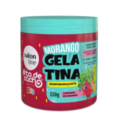 GELATINA SALON LINE KIDS MORANGO 550G 