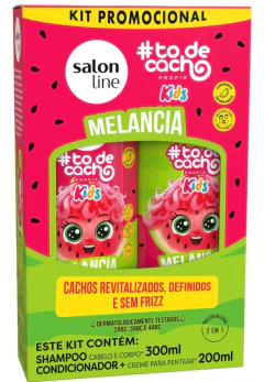 KIT SALON LINE KIDS SHAMPOO E CONDICIONADOR MELANCIA 300/200ML