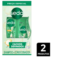 KIT SHAMPOO E CONDICIONADOR SEDA CACHOS DEFINIDOS 300ML