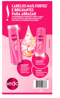 KIT SHAMPOO E CONDICIONADOR SEDA CERAMIDAS 300ML - loja online