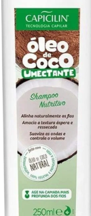 SHAMPOO CAPICILIN OLEO DE COCO UMECTANTE 250ML 