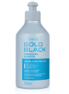 CREME PARA PENTEAR AMEND GOLD BLACK 250G na internet
