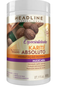 MASCARA HEADLINE KARITE ABSOLUTO 800G