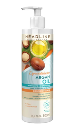 CONDICIONADOR HEADLINE ARGAN OIL 500ML 