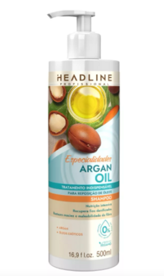 SHAMPOO HEADLINE ARGAN OIL 500ML