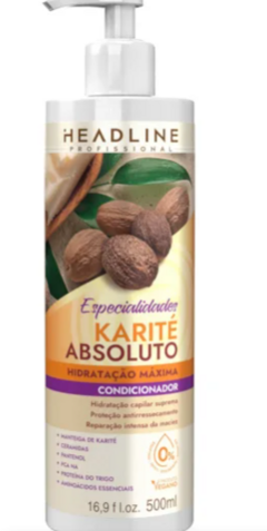 CONDICIONADOR HEADLINE  KARITE ABSOLUTO 500ML