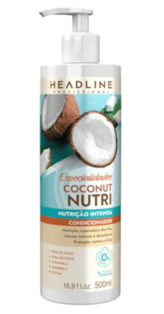 CONDICIONADOR HEADLINE COCONUT NUTRI 500ML
