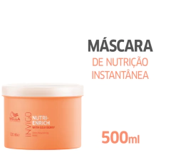 MASCARA CAPILAR WELLA INVIGO NUTRI ENRICH 500ML - Bazar do Cabeleireiro | Produtos de Perfumaria para uso profissional e domestico. Melhor loja de perfumaria de Recife e Regiao metropolitana