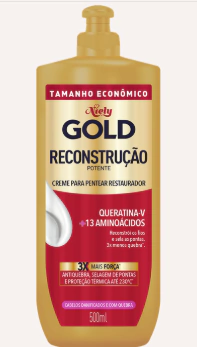 CREME DE PENTEAR NIELY GOLD RECONSTRUCAO 500ML 