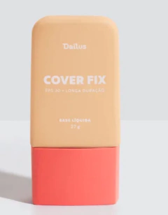BASE LIQUIDA COVER FIX DAILUS D3 CLARO 27G - Bazar do Cabeleireiro | Produtos de Perfumaria para uso profissional e domestico. Melhor loja de perfumaria de Recife e Regiao metropolitana