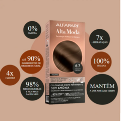 COLORACAO ALTA MODA SEM AMONIA 5.64 VERMELHO ACOBREADO - Bazar do Cabeleireiro | Produtos de Perfumaria para uso profissional e domestico. Melhor loja de perfumaria de Recife e Regiao metropolitana