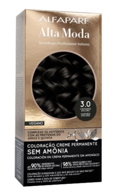 COLORACAO ALTA MODA SEM AMONIA 3.0 CASTANHO ESCURO