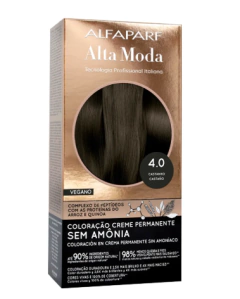 COLORACAO ALTA MODA SEM AMONIA 4.0 CASTANHO