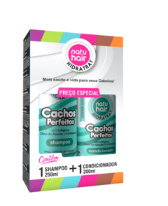 KIT NATUHAIR SHAMPOO E CONDICIONADOR CACHOS PERFEITOS 450ML