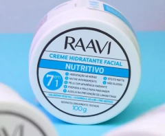 CREME HIDRATANTE FACIAL RAAVI NUTRITIVO 100G - loja online