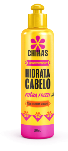 CONDICIONADOR CHIKAS HIDRATA CABELO 300ML - Bazar do Cabeleireiro | Produtos de Perfumaria para uso profissional e domestico. Melhor loja de perfumaria de Recife e Regiao metropolitana