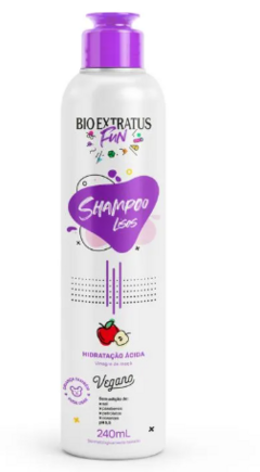 SHAMPOO BIO EXTRATUS FUN LISOS 240ML - Bazar do Cabeleireiro | Produtos de Perfumaria para uso profissional e domestico. Melhor loja de perfumaria de Recife e Regiao metropolitana
