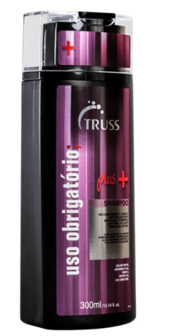 SHAMPOO TRUSS USO OBRIGATORIO PLUS 300ML - Bazar do Cabeleireiro | Produtos de Perfumaria para uso profissional e domestico. Melhor loja de perfumaria de Recife e Regiao metropolitana
