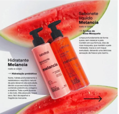 SABONETE LIQUIDO LABOTRAT MELANCIA 190ML - Bazar do Cabeleireiro | Produtos de Perfumaria para uso profissional e domestico. Melhor loja de perfumaria de Recife e Regiao metropolitana