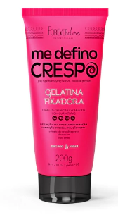 Gelatina Fixadora Me Defino Crespo Forever Liss 200g