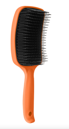 ESCOVA SANTA CLARA PARA CABELO RAQUETE ANATOMICA FLEX LARANJA REF.6375 