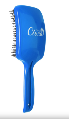 ESCOVA SANTA CLARA PARA CABELO RAQUETE ANATOMICA AZUL REF.6378 na internet