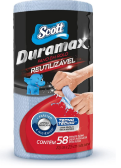 TOALHA DESCARTAVEL REUTILIZAVEL DURAMAX COM 58 UNIDADES