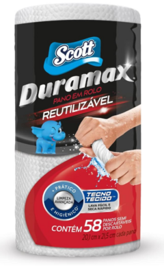 TOALHA DESCARTAVEL REUTILIZAVEL DURAMAX COM 58 UNIDADES