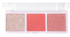 TRIO BLUSH ILUMINADOR RUBY ROSE HBF5833 B10